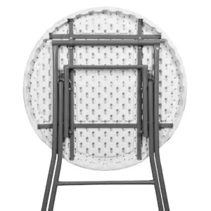 ترابيزة دائرية 80 سم - C 80 أبيض