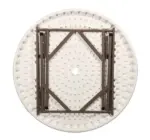 CR 110 - ترابيزة قابلة للطي دائرية من الروتان 110
