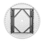 C 110 أبيض - ترابيزة دائرية 110 سم
