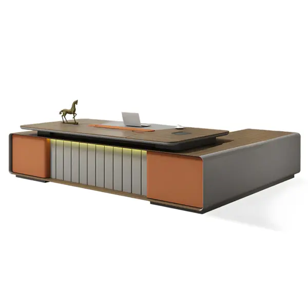 مكتب مدير فخم خشب طبيعى كود GDGL 1001