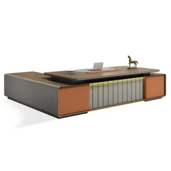 مكتب مدير فخم خشب طبيعى كود GDGL 1001