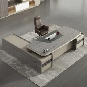 مكتب مدير فخم خشب MDF قشرة PVC كود GDGL 1002