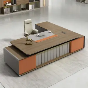 مكتب مدير فخم خشب طبيعى كود GDGL 1001