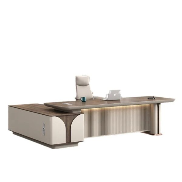 مكتب مدير فخم خشب MDF قشرة PVC كود GDGL 1006