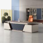 مكتب مدير فخم خشب MDF قشرة PVC كود GDGL 1009