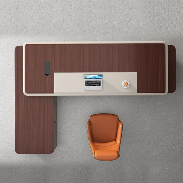 مكتب مدير فخم خشب MDF قشرة PVC كود GDGL 1009