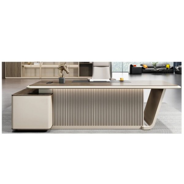 مكتب مدير فخم خشب طبيعى دهانات قشرة طبيعى كود GDGL 1004