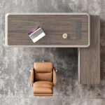 مكتب مدير فخم خشب MDF قشرة PVC كود GDGL 1007