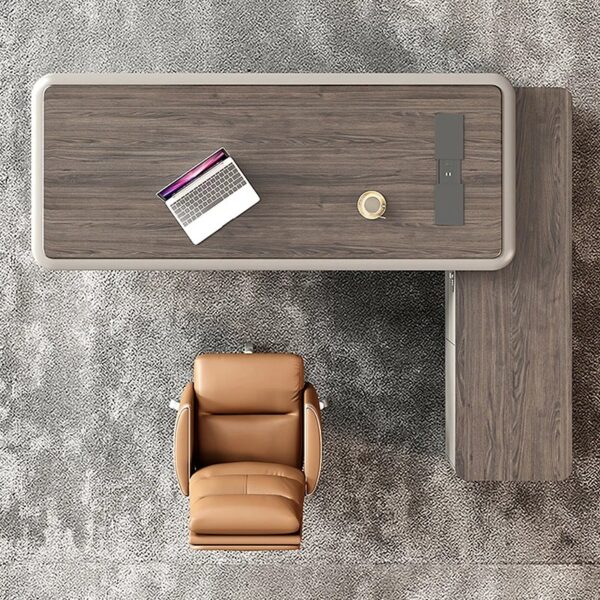 مكتب مدير فخم خشب MDF قشرة PVC كود GDGL 1007