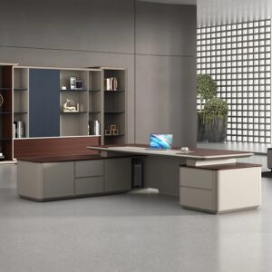 مكتب مدير فخم خشب MDF قشرة PVC كود GDGL 1009