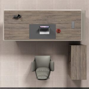 مكتب مدير فخم خشب MDF قشرة PVC كود GDGL 1005