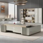 مكتب مدير فخم خشب MDF قشرة PVC كود GDGL 1008