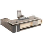 مكتب مدير فخم خشب MDF قشرة PVC كود GDGL 1011
