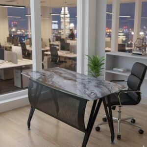 مكتب زجاج سيكوريت كود  GLD0002