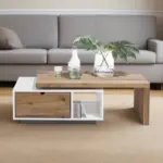 ترابيزة ضيافة مربعة  حشب  MDF كود  GLHT 005
