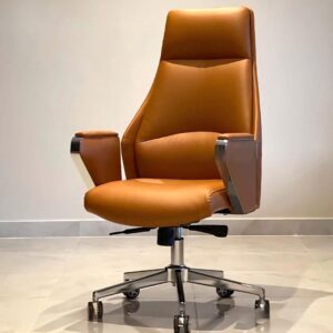 كرسى مدير جلد مستورد كود B-24