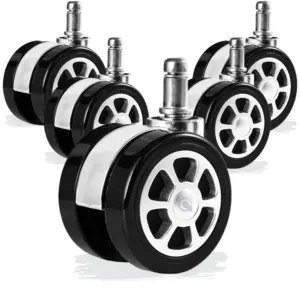 طقم  عجل  كراسى  مكتب 5 قطع لون موديل  مرسيدس