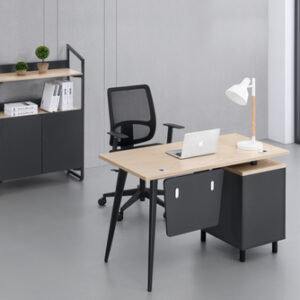 مكتب كمبيوتر خشب فى معدن كود GLD 0064