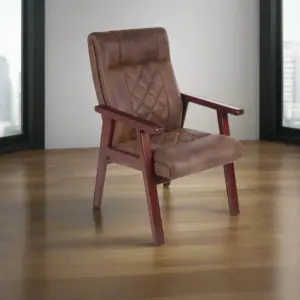 كرسى  انتظار جلد  كلاسيك عالى  كود CHGLS 1002W