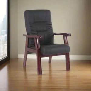 كرسى  انتظار جلد  كلاسيك عالى  كود CHGLS 1003W