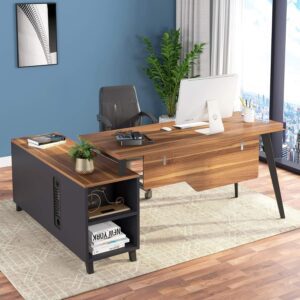 مكتب مدير  خشب فى معدن كود GLD 0067