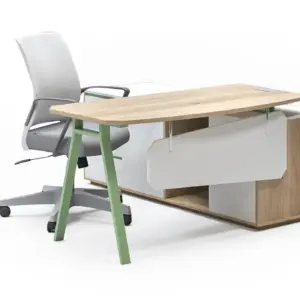 مكتب مدير خشب فى معدن كود GLD 0070