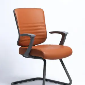 سكاي كرسي مكتب طبي مودرن جلد ثابت فريم رمادي