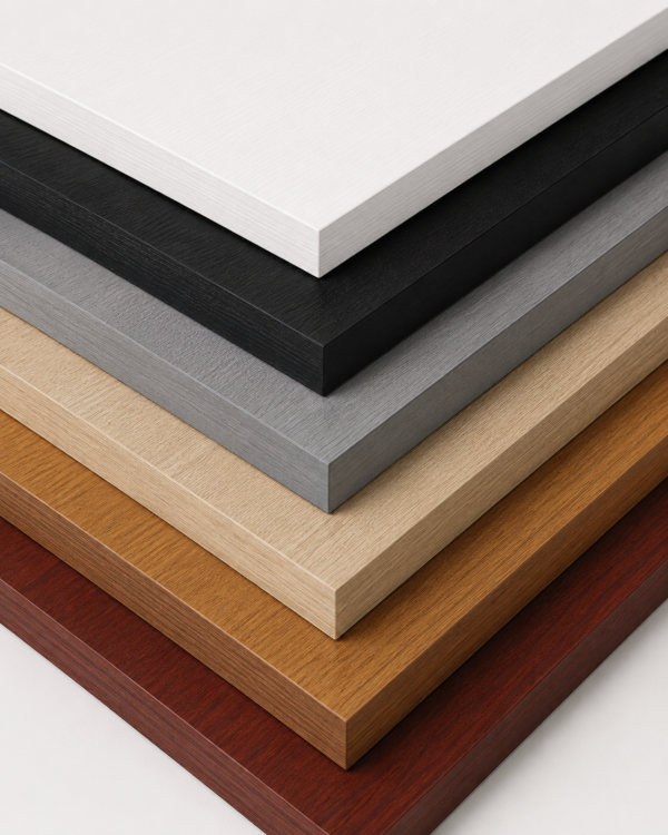 ⁦قرصة  خشب (MDF) سمك 18 مم، مكسوة بطبقة (Laminate) مقاومة للرطوبة والحرارة والخدش⁩ - الصورة ⁦2⁩