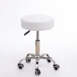 ⁦كرسى  معمل  جلد متحرك Lab chair⁩ - الصورة ⁦2⁩