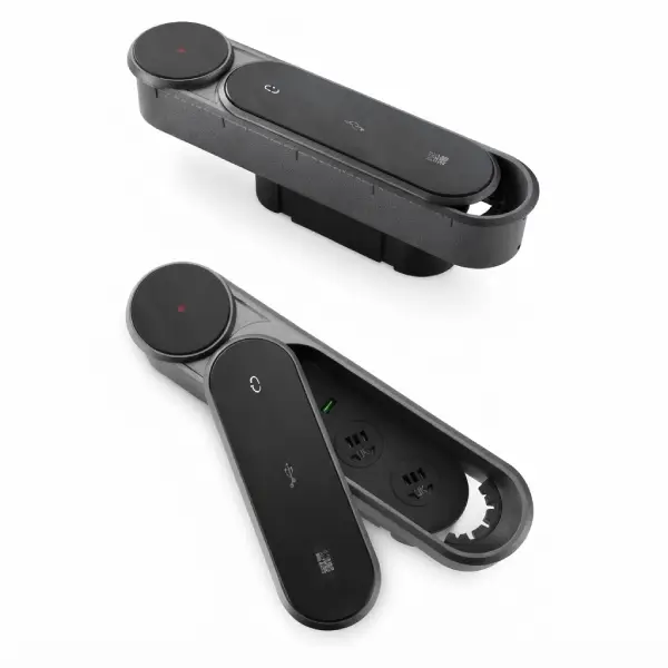CHD02H-W E-43.CHD02H-W Desk Socket Box - الصورة 1