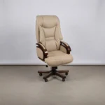 طيارة كرسى مدير عالى  جلد فيبر  كابوتنية CHGL_H01