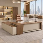 مكتب مدير مودرن مرتكز على  سايد  جانبى GLD 0011